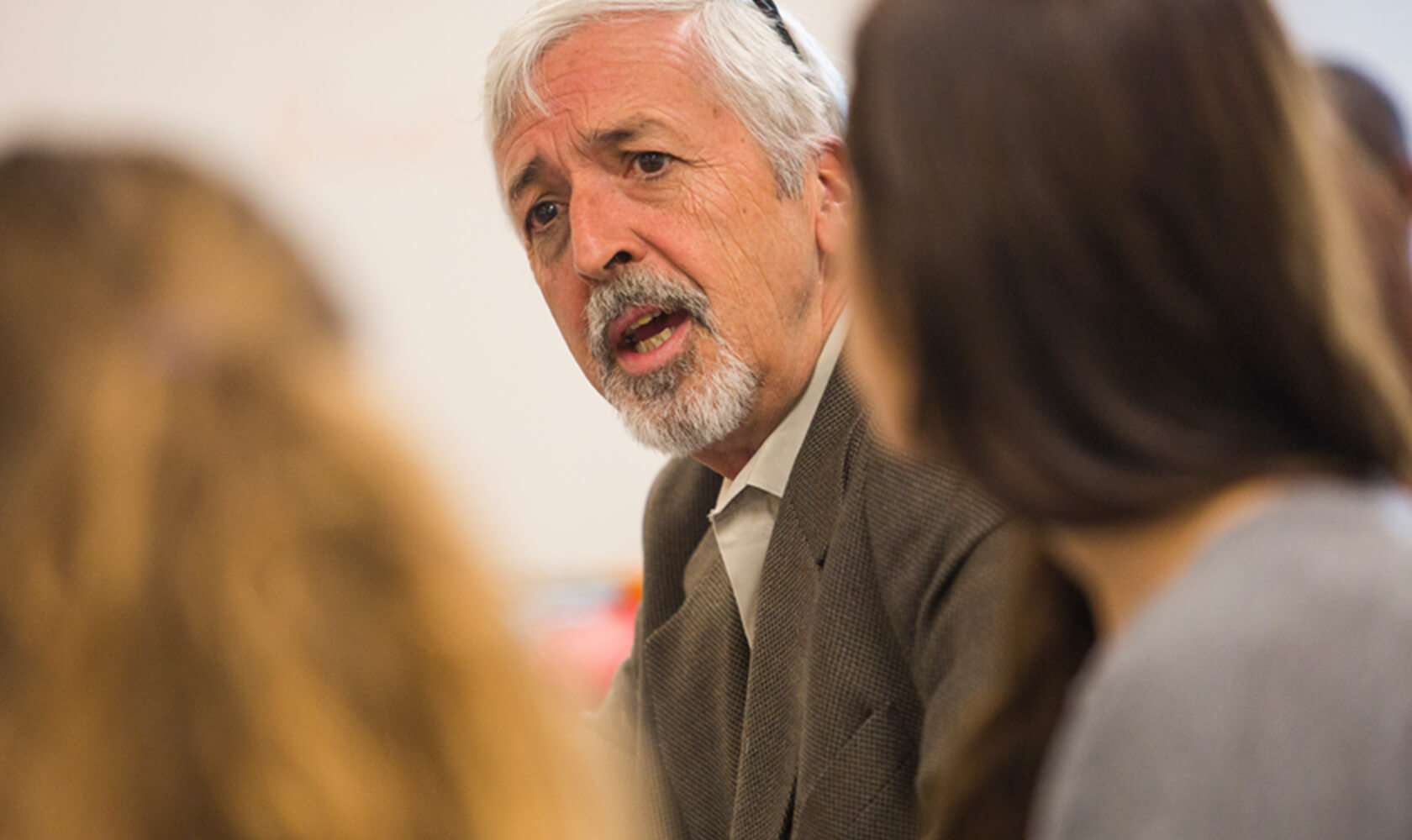 Faculty member teaching a UArizona class